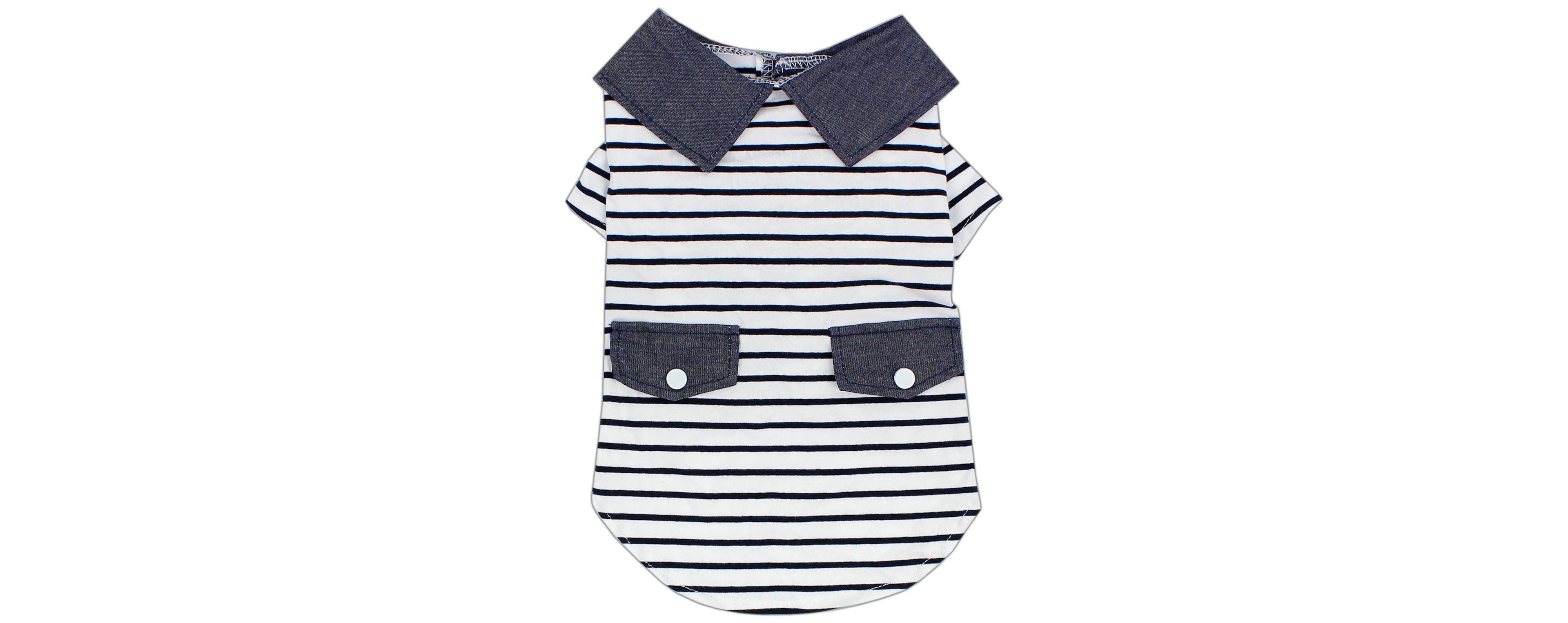 Parisian Pet Preppy Boy Polo