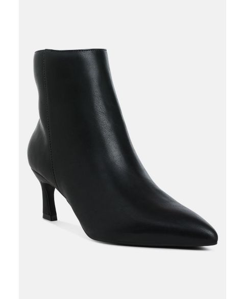 Женские ботинки London Rag Migelo Faux Leather Ankle Boots Women, цвет: Чёрный