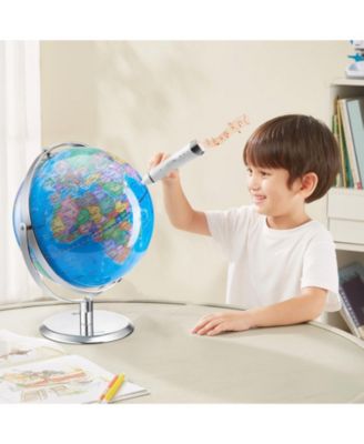 Talking World Globe 9" Interactive Educational Globe with Talking Pen