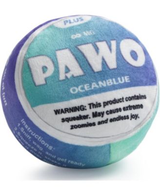 PAWO Pouch Dog Squeaky Toy, Funny Stuffed Plush Toy with Crinkle Paper, Cool Stuff for Puppy, Fetch & Chew Toy for Small Medium Dogs