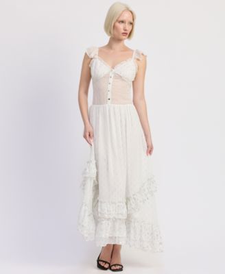 En Saison - Women's Camile Tiered Sleeveless Maxi Dress