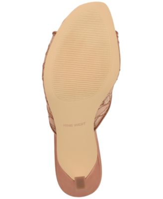 Women's Kiscop Lace Slip-On Stiletto Sandals