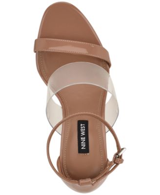 Women's Vallie Strappy Vinyl Stiletto Sandals