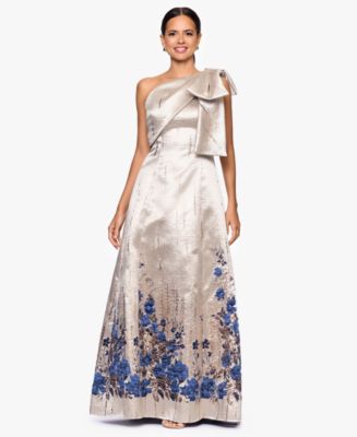 betsy and adam one shoulder dress Betsy & Adam "Phoebe" One Shoulder Flower Dress A26726