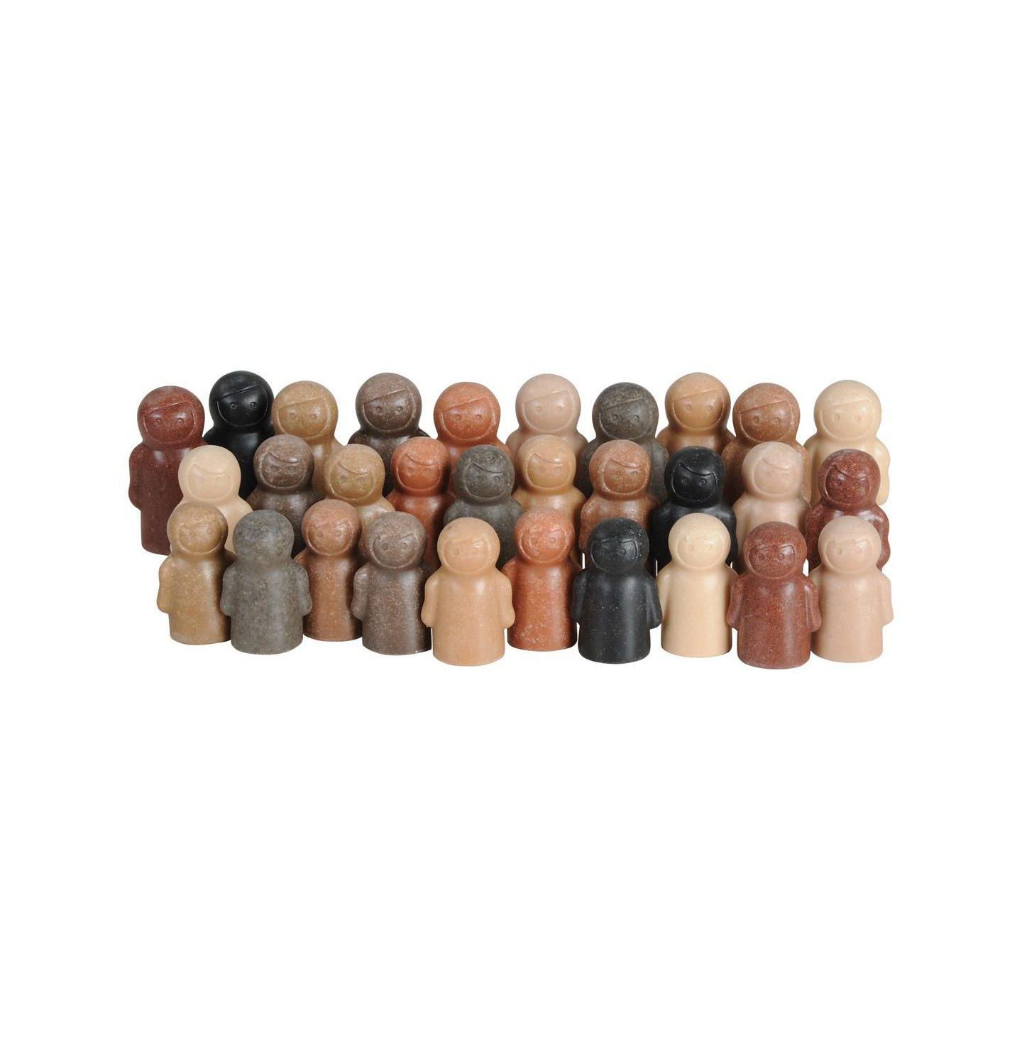 Детская игрушка Kaplan Early Learning Sensory Stones: Little People Like Me - Families, цвет: Assorted Pre-Pack — фото 1