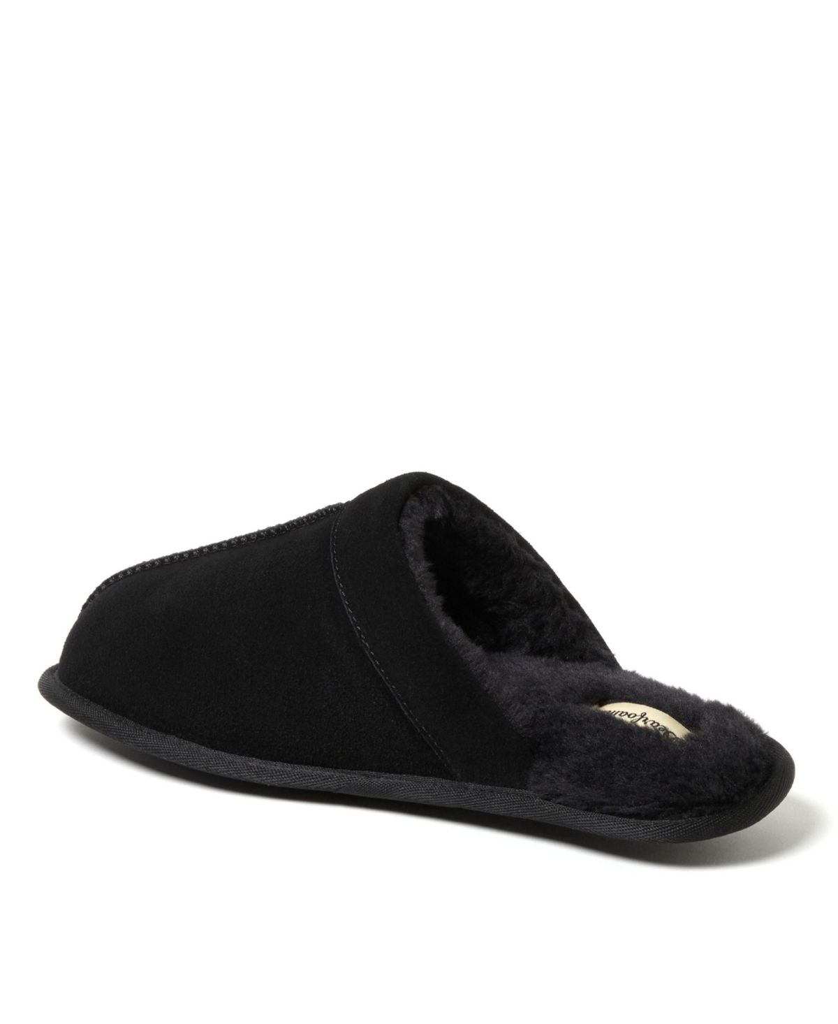 Dearfoams Men's Kirk Genuine Suede Scuff House Slipper