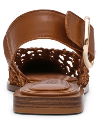 Women's Shay-C Crochet Detail Slingback Ballet Flats