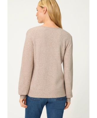 Women's Melange Knit Sweater
