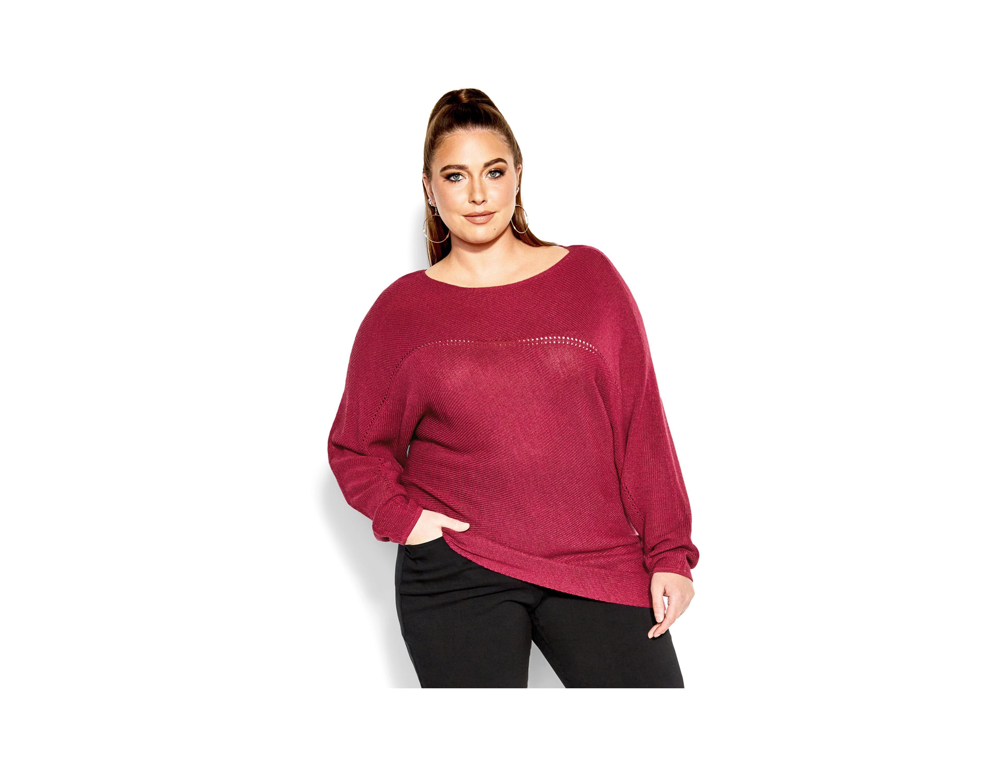 City Chic Plus Romance Sweater