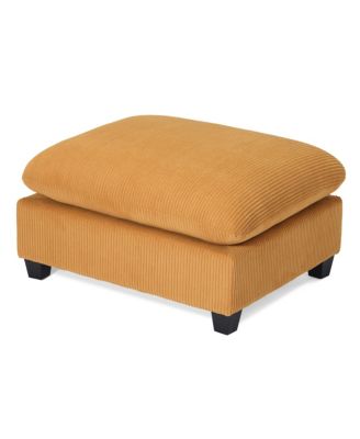  68.5" Corduroy Upholstered Indoor Chaise Lounge Chair