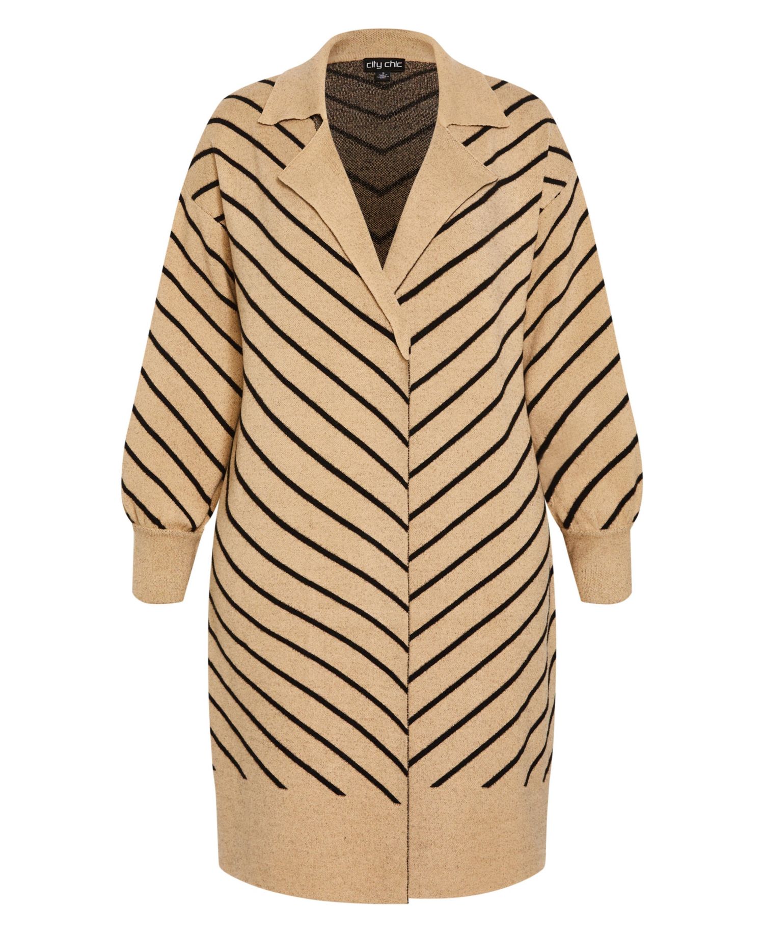 Plus Size Stripe Ivy Cardigan
