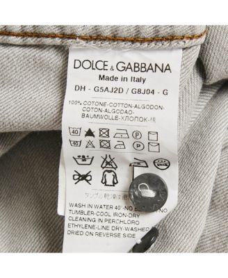 Men's Grey Faded Denim Long Sleeve Shirt