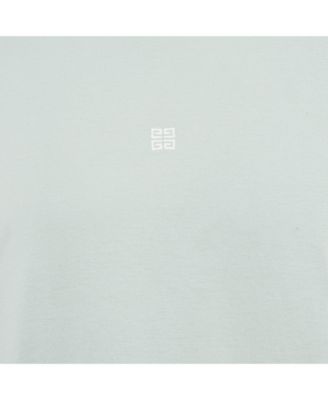 Men's Logo Embroidered Cotton Crew Neck T-Shirt