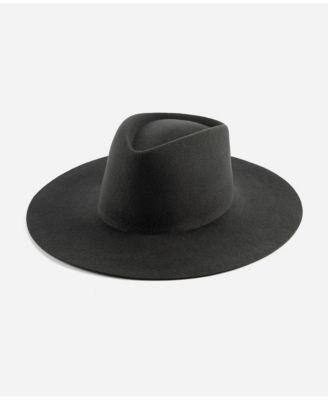 Dakota Wide Brim Felt Hat with Triangle Crown for Ultimate Style and Protection