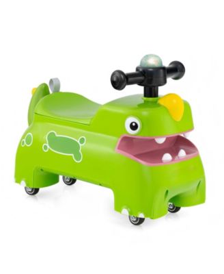 Toddler Ride On Toy Car With Lights Sounds And Under Seat Storage