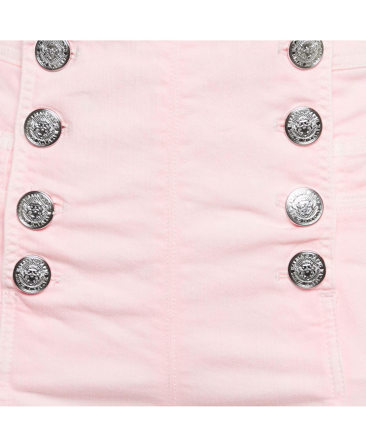 Pre-Owned Balmain Women's Denim Button Detail Jeans