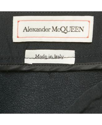 Women's Lace Trim Crepe Trousers