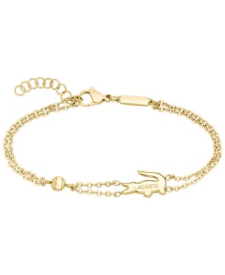Women's Crocodile Double Chain Bracelet