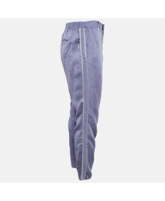 Women's Floral Jacquard Trousers