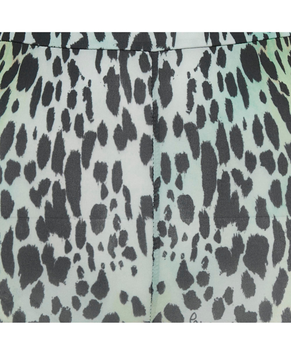 Pre-Owned Roberto Cavalli Women's Green Animal Print Jersey Leggings