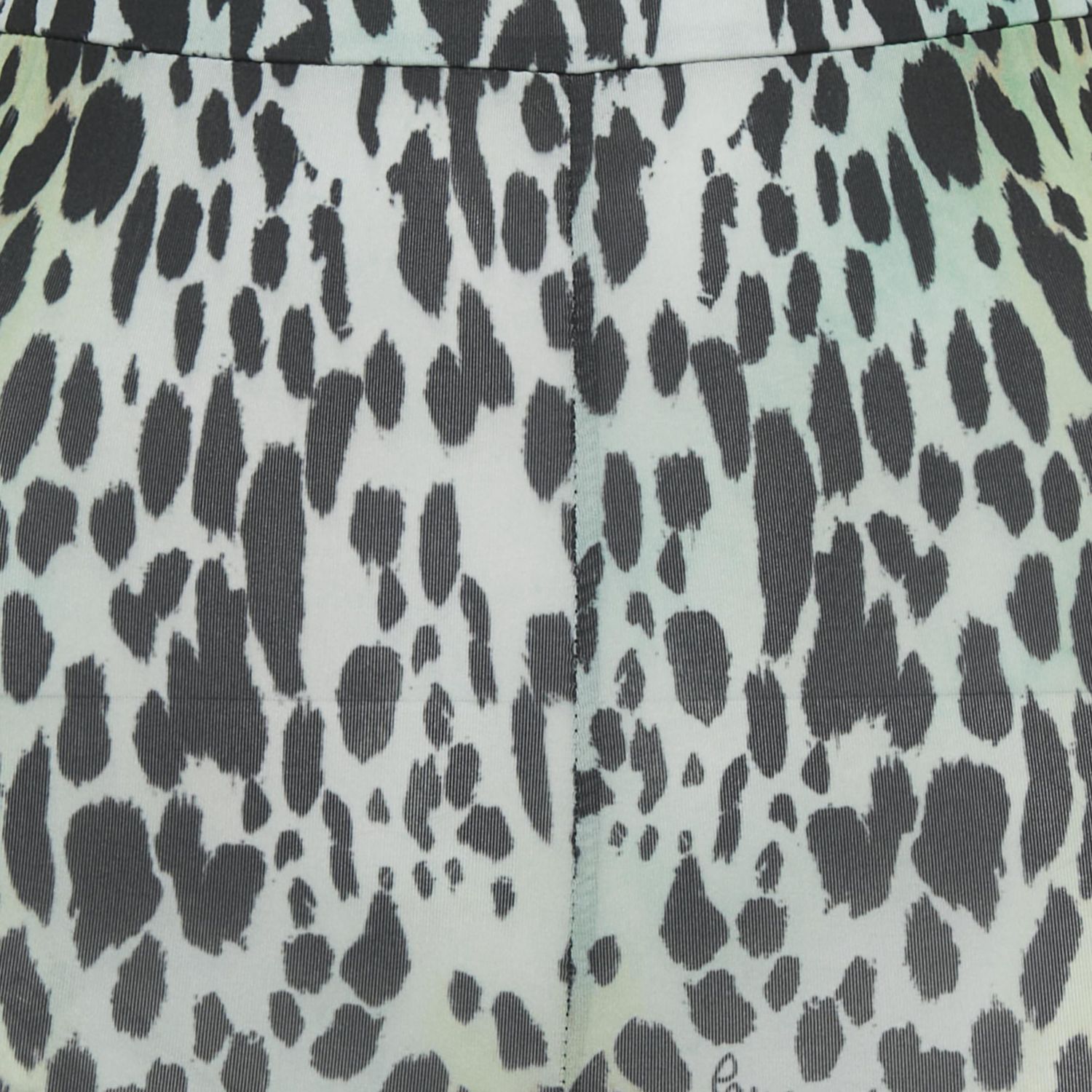 Women's Green Animal Print Jersey Leggings