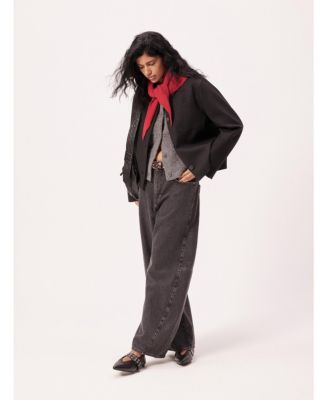 Women's Bree Horseshoe Barrel Leg Jeans