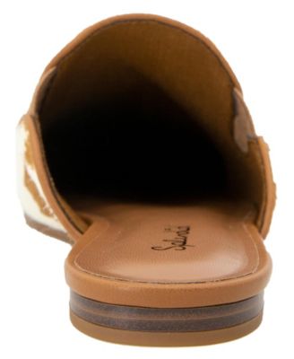 Women's Liza Caramel Cow Print