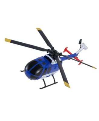 RC Helicopter, 2.4GHz 4-Propeller 4-Channel with Gyro, LED Light, One-Key Takeoff/Landing, Plane Toy for Kids 8+