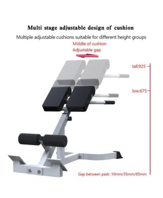 Hyperextension Bench, 4-in-1 Roman Chair for Back & Core Training, 7-Level Adjustable, Home Gym Strength Trainer