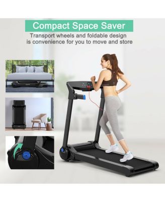 3HP Electric Folding Treadmill with Bluetooth Speaker