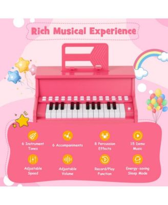 25 Key Kids Piano Keyboard with Teaching Mode