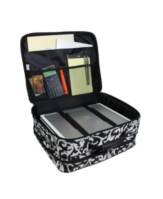 17-inch Rolling Laptop Case with Wheels and Handle