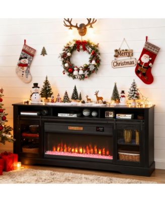 Modern Electric Fireplace TV Sd for TVs Up to 80 Inches,