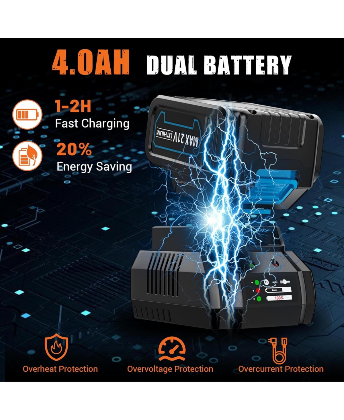 Ldhthopi Cordless Paint Sprayer, 1000W Hvlp System, 1200ml, 5 Copper Nozzles, Dual Batteries, Lightweight for Furniture & Home Projects