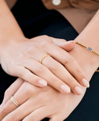 Gold Plated Braided Ring