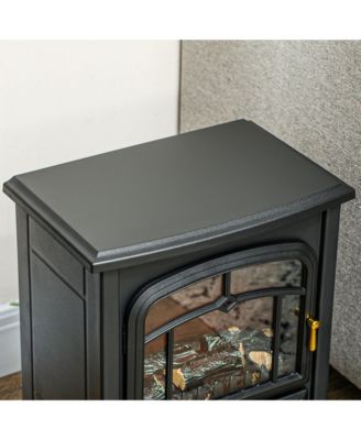 Electric Fireplace Heater with Realistic LED Flames