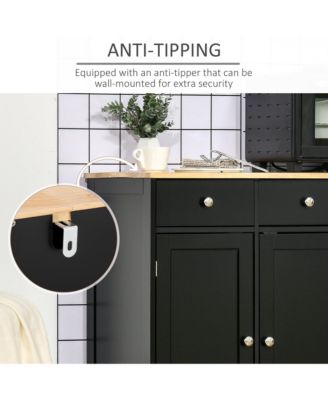 Buffet Cabinet, Bar Cabinet with 3 Drawers,