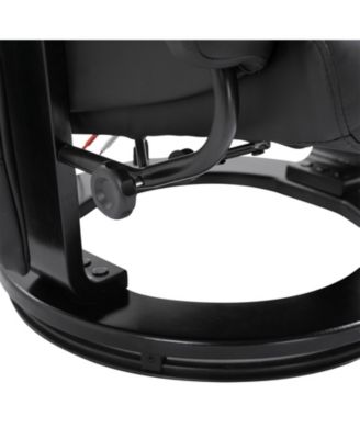 Massage Recliner Chair, Footrest, 360 Swivel Lounger w/ Ottoman,