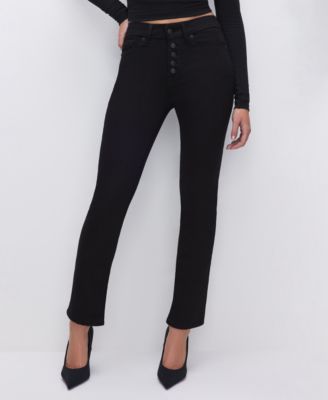 Women's Never Fades Good Legs Mid-Rise Straight-Leg Jeans, Regular & Plus Size