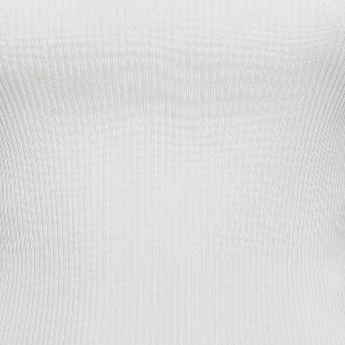 Pre-Owned Zimmermann Women's White Rib Knit Sleeveless Tie-Up Top