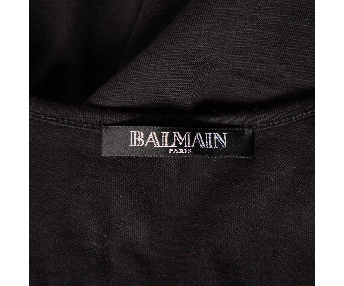 Pre-Owned Balmain Women's Cotton Logo Printed Tank Top
