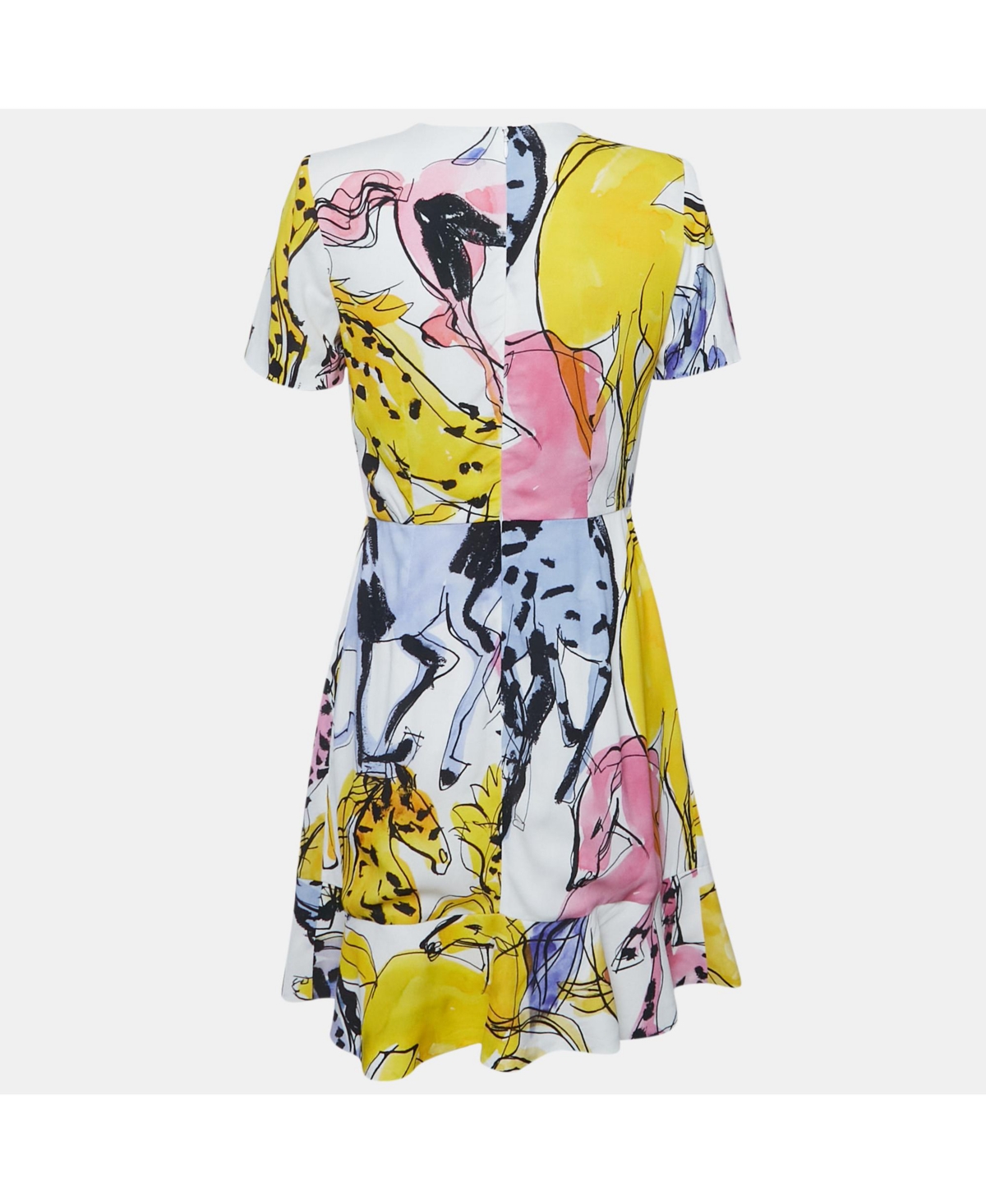 Pre-Owned Stella Mccartney Women's Printed Crepe Mini Dress
