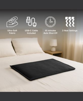 Ultimate Heat & Relaxation Duo: Foot Warmer + XL Heating Pad Bundle