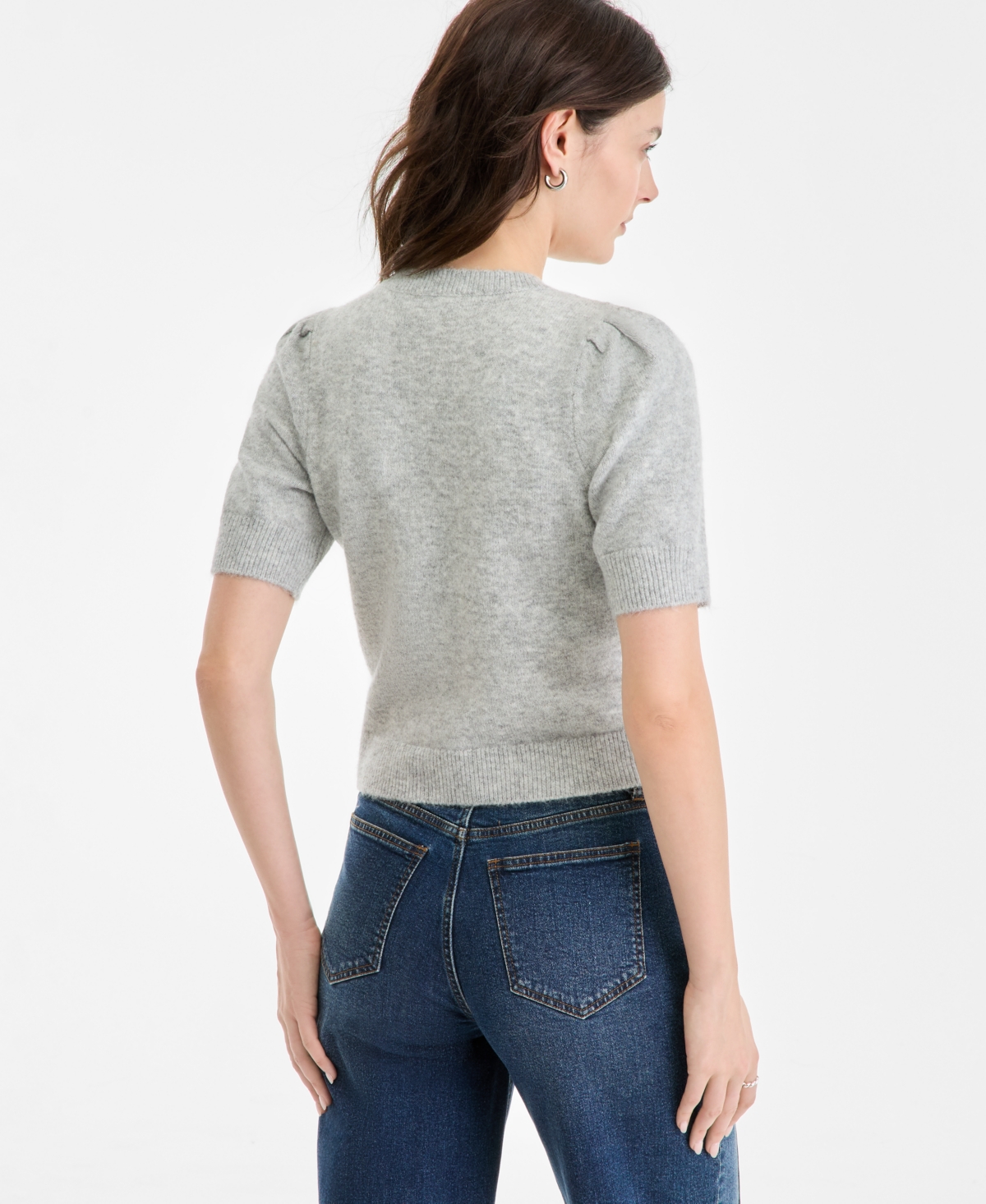 On 34th Women's Puff Sleeve Cardigan, Macy's Exclusive