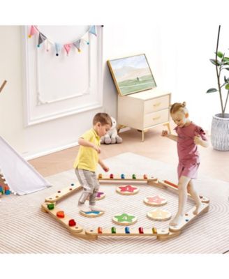 Kids Balance Beam and Stepping Stones Set 6 PCS