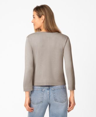 Women's Heart Stitch Button Cardigan Sweater