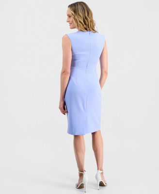 Women's Stretch Crepe Sheath Dress, Regular & Petite