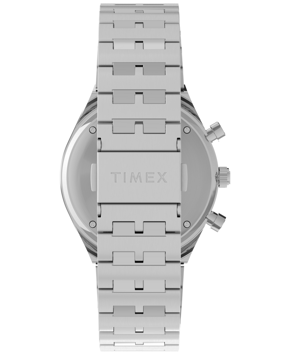 Timex Men's Analog Silver-Tone Stainless Steel Watch, 40mm