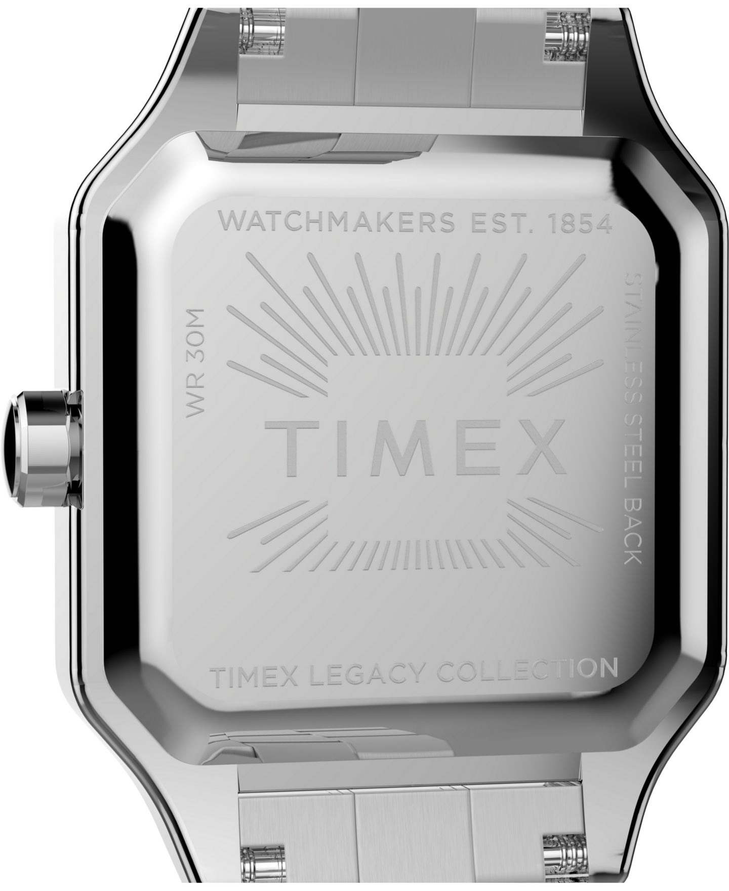 Женские часы Timex Quartz Analog Silver-Tone Stainless Steel, 23mm — фото 4