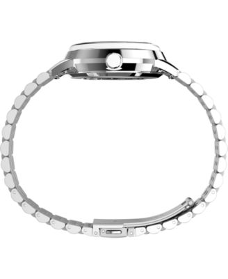 Men's Mechanical Automatic Silver-Tone Stainless Steel Watch, 40mm